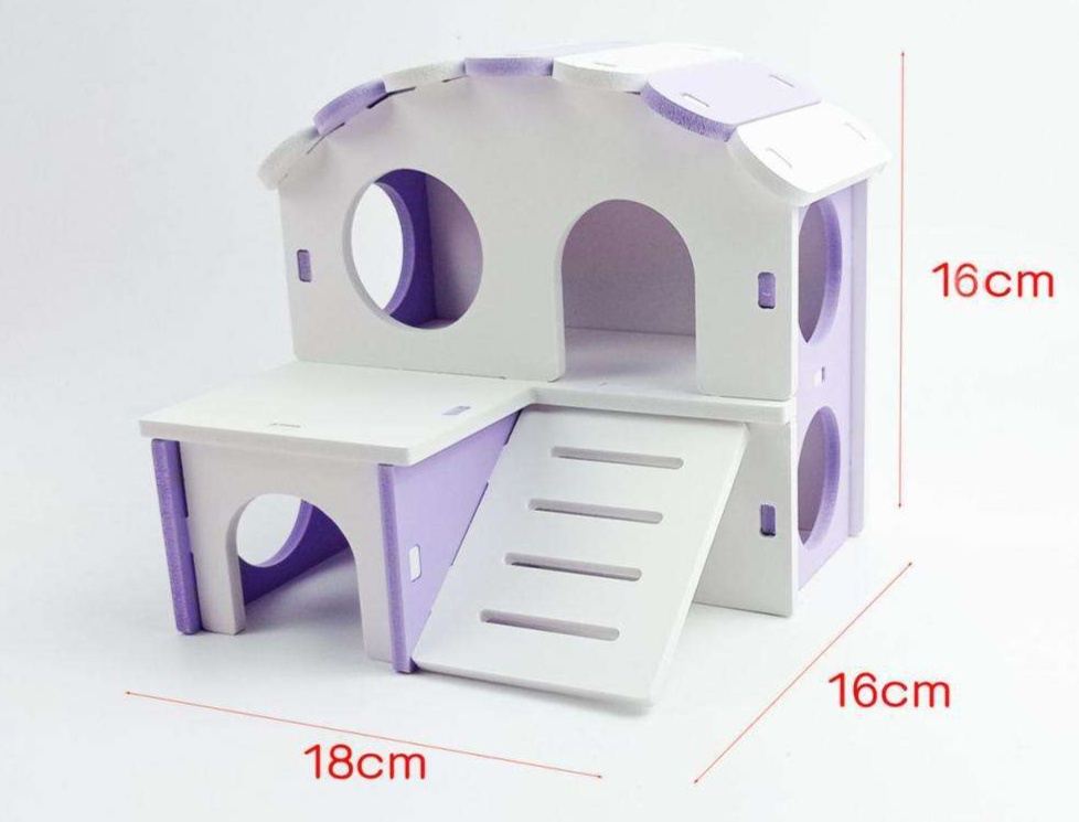 ハムスターケージ 二段 お城風ハウス