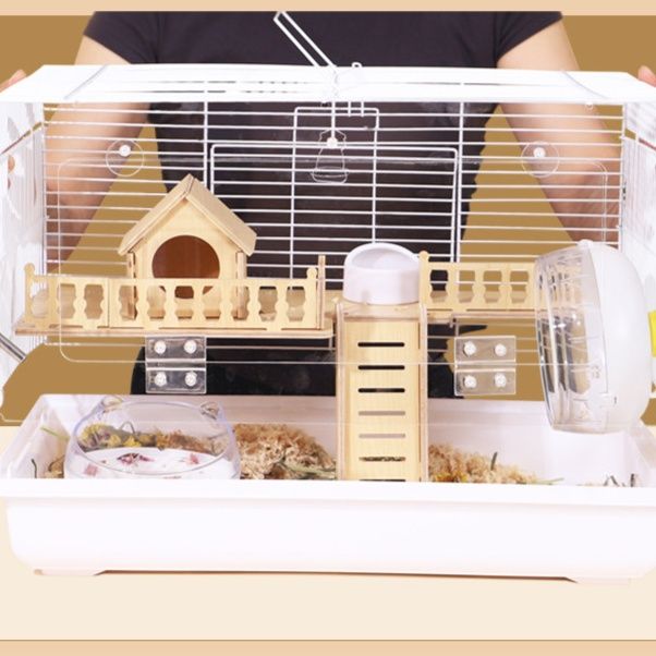 ハムスターケージ 前開き透明扉付き大型ハムスターケージ専用網