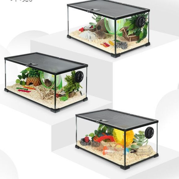 ハムスターケージ 透明アクリル全方向観察型ハムスター飼育ケージ