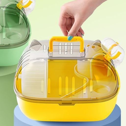 ハムスターケージ 全視界透明携帯用小動物ケージ