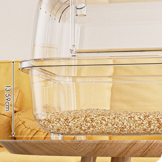 ハムスターケージ 全方位透明観察式豪華別荘ハムスターケージ