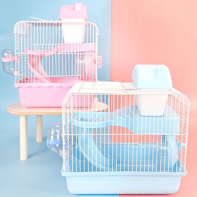 ハムスターケージ 小城堡シリーズ基礎飼育セット付きハムスター用飼育網