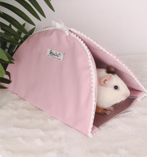 ハムスターケージ ハムスター用テント型ハウス 安全快適ベッド