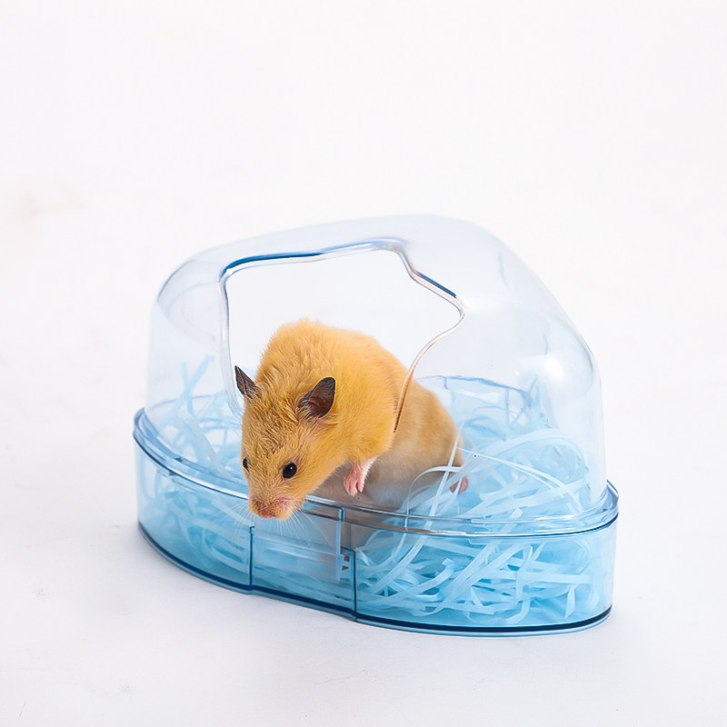 ハムスターケージ 透明ドーム型小動物用浴室ハウス