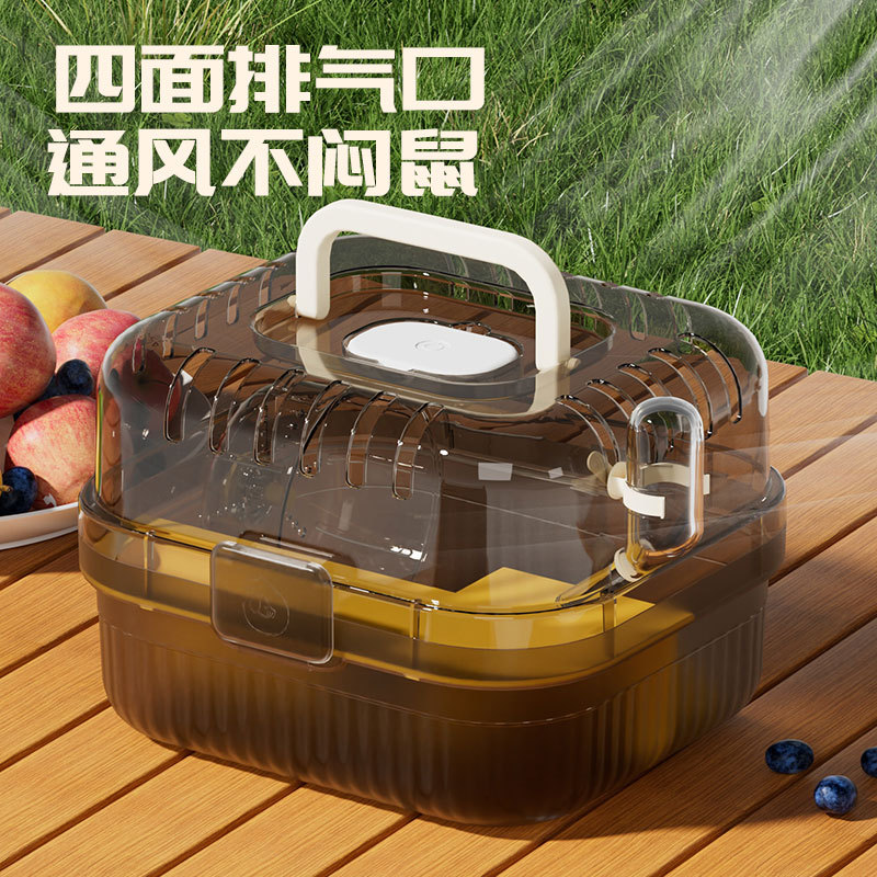 ハムスターケージ 持ち運び便利なプラスチックケージ