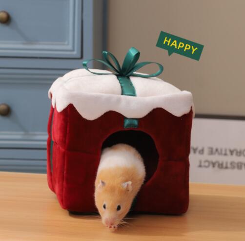 ハムスターケージ ハムスター用ケーキ型ハウス 可愛い隠れ家
