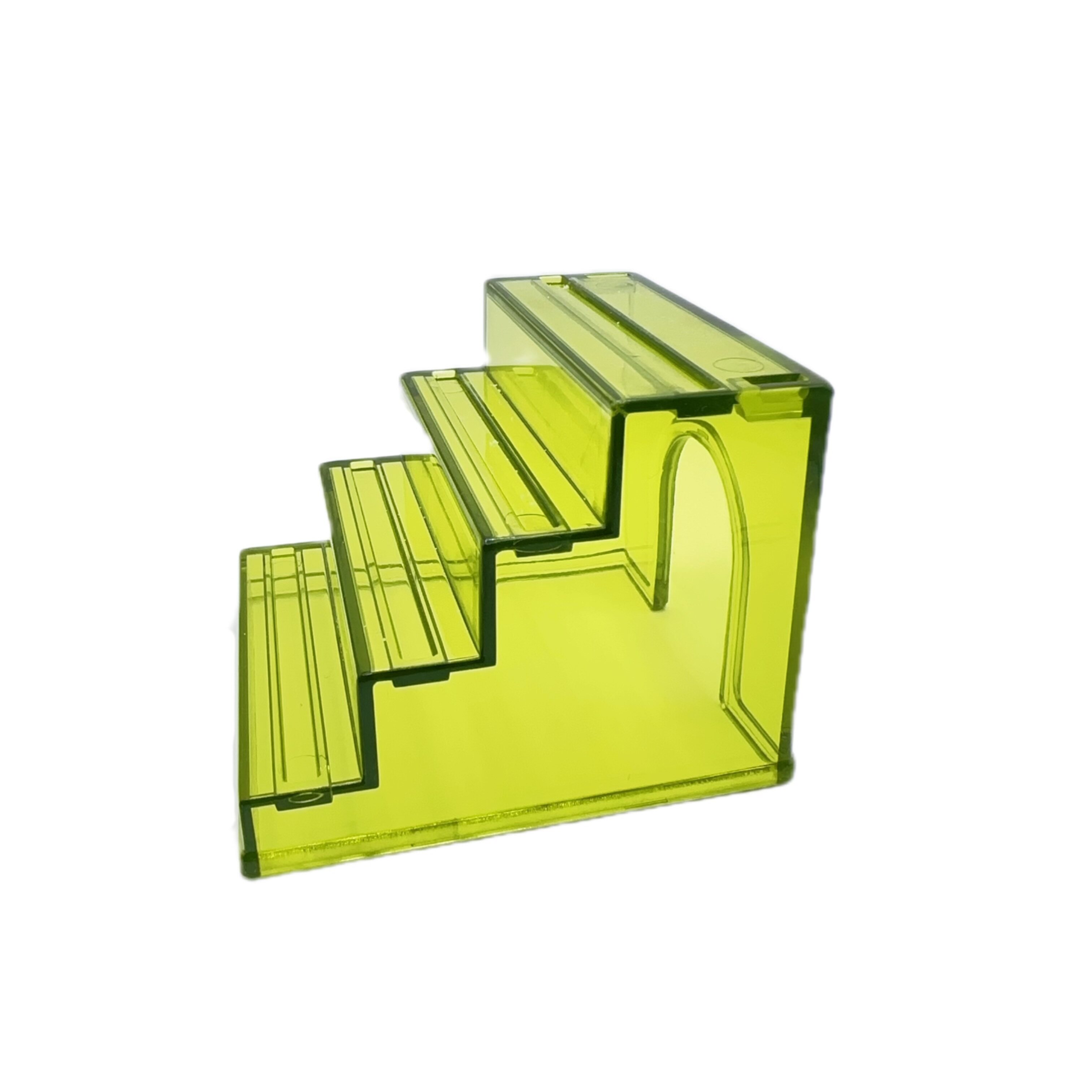 ハムスターケージ 透明階段型二合一ハウス兼登り台