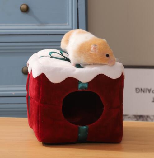 ハムスターケージ ハムスター用ケーキ型ハウス 可愛い隠れ家