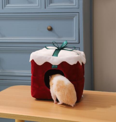 ハムスターケージ ハムスター用ケーキ型ハウス 可愛い隠れ家