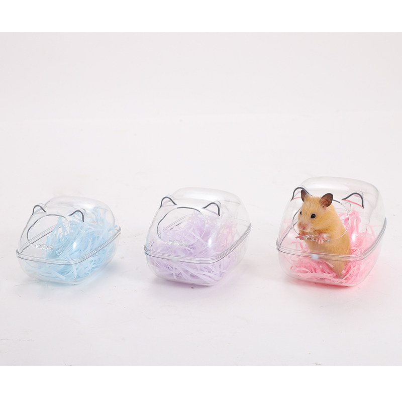 ハムスターケージ 透明ドーム型小動物用浴室ハウス