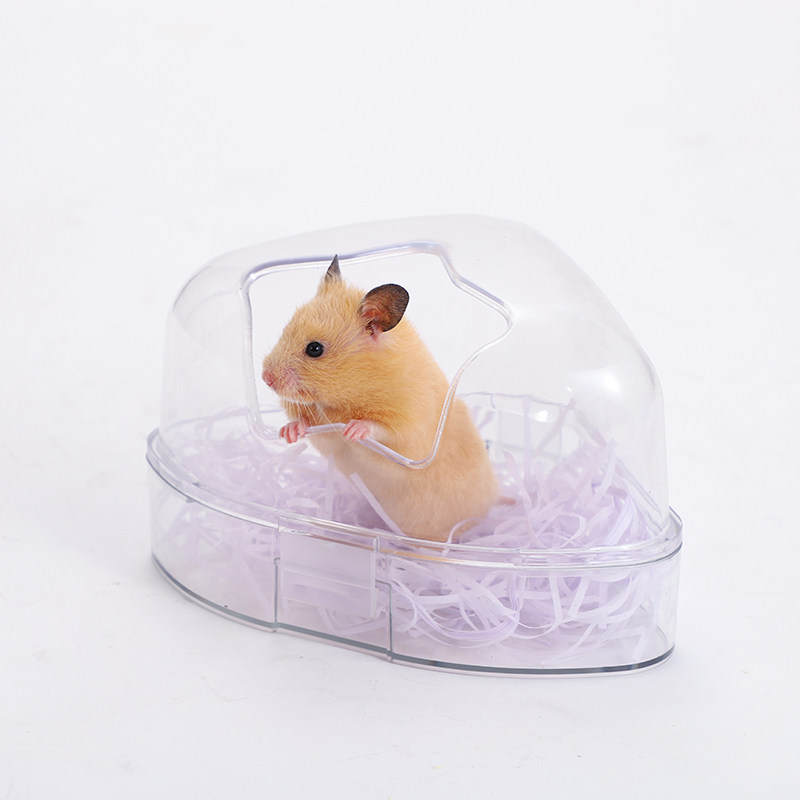 ハムスターケージ 透明ドーム型小動物用浴室ハウス