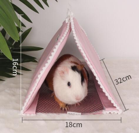 ハムスターケージ ハムスター用テント型ハウス 安全快適ベッド