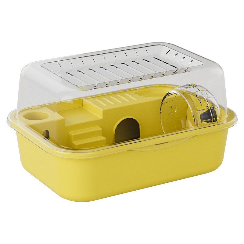 ハムスターケージ 二層式透明蓋付き小動物用飼育ケージ