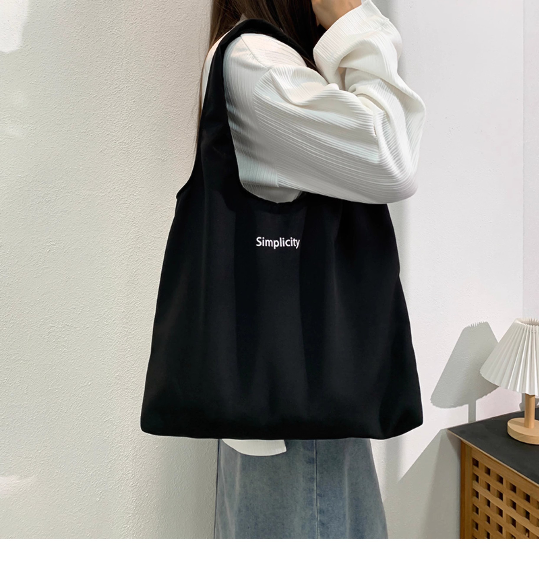 帆布バッグ たっぷり収納できる大きめ帆布トートバッグ