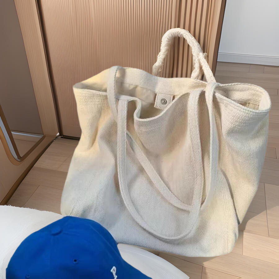 帆布バッグ たっぷり収納できる大きめ帆布トートバッグ
