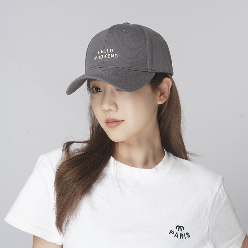 帽子 レディース ロゴ入り シンプルキャップ