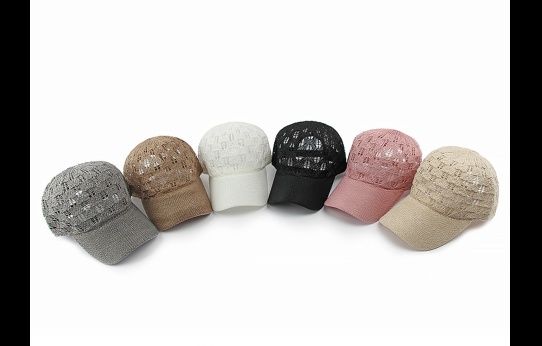 帽子 レディース 透かし編み レース キャップ