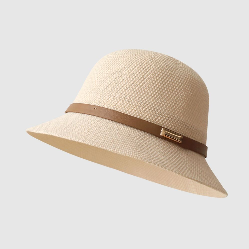 帽子 レディース シンプル上品　麦わらハット