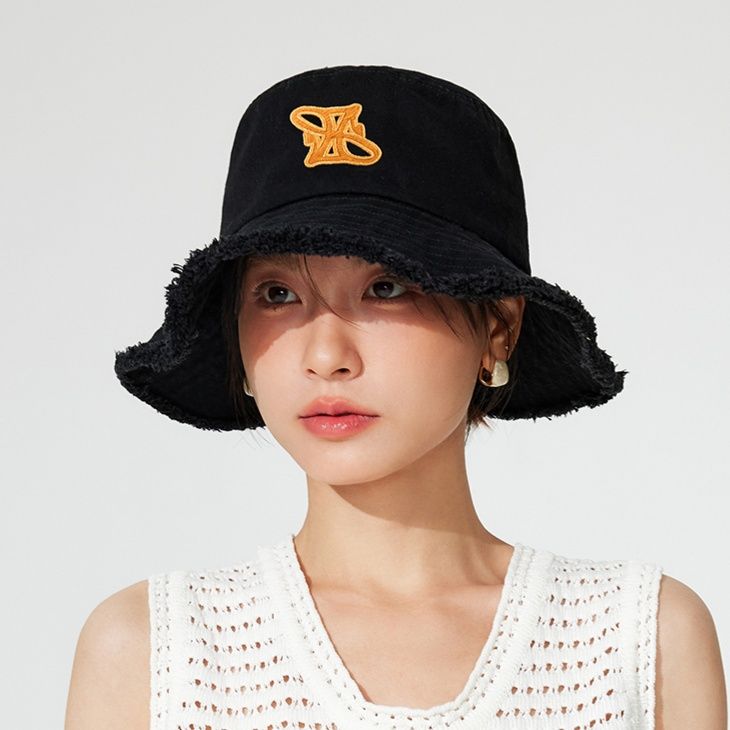 帽子 レディース フリンジデニムバケットハット
