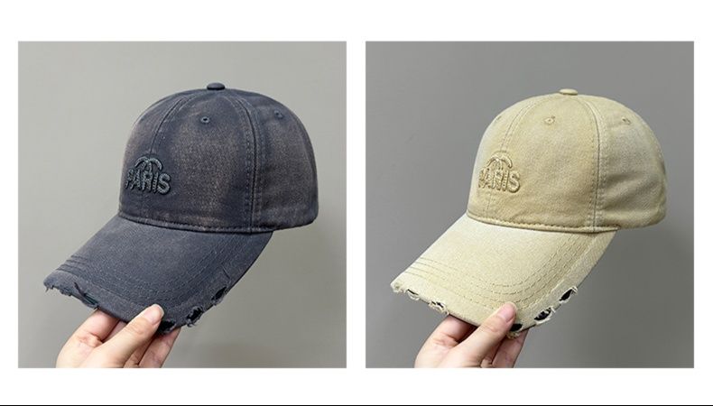 帽子 レディース ヴィンテージ風 刺繍入りキャップ