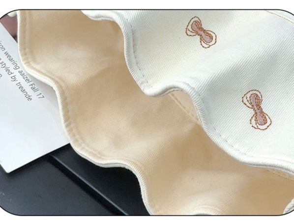 帽子 レディース 優美な刺繍入りバケットハット