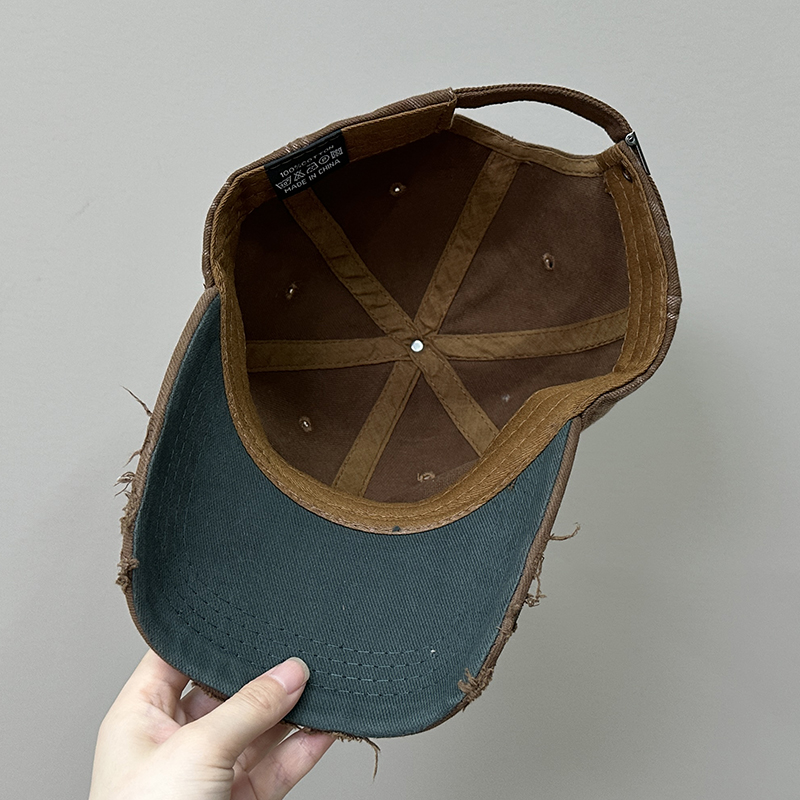 帽子 レディース ヴィンテージ風 刺繍入りキャップ