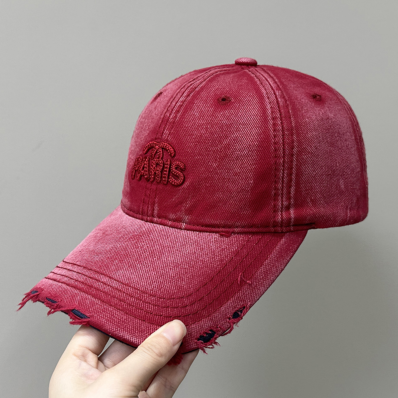 帽子 レディース ヴィンテージ風 刺繍入りキャップ