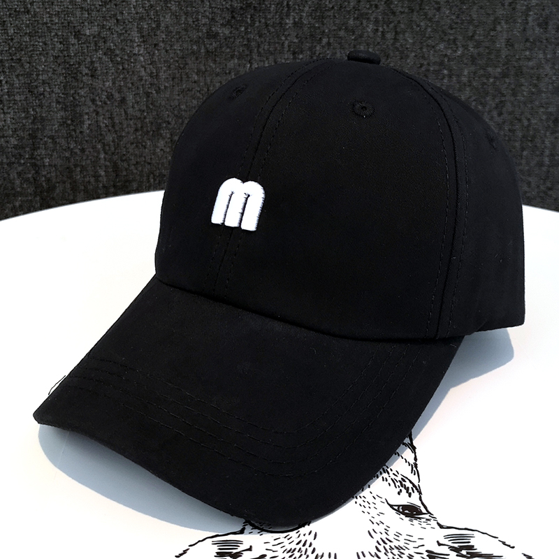 帽子 レディース シンプルワンポイント刺繍キャップ