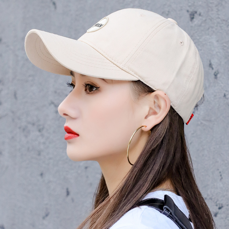 帽子 レディース シンプル丸ワッペンキャップ