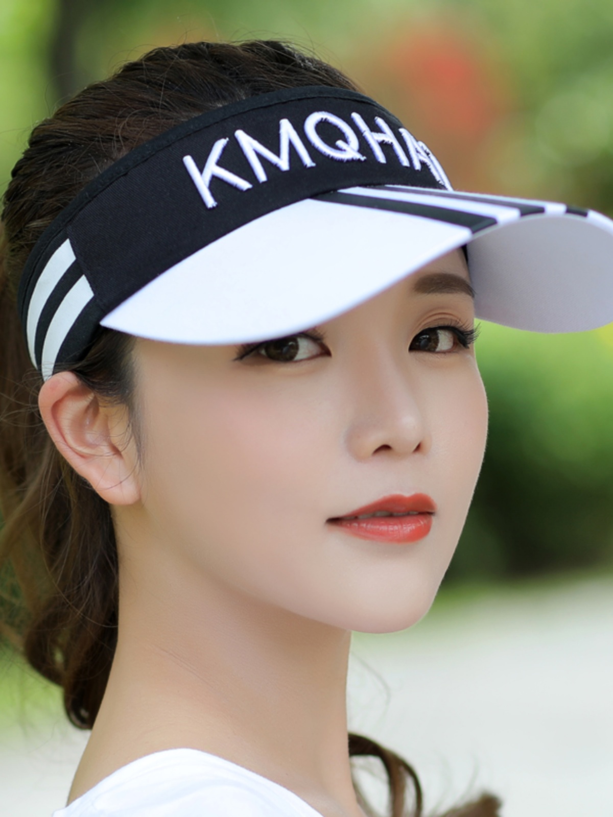 帽子 レディース スポーティサンバイザー