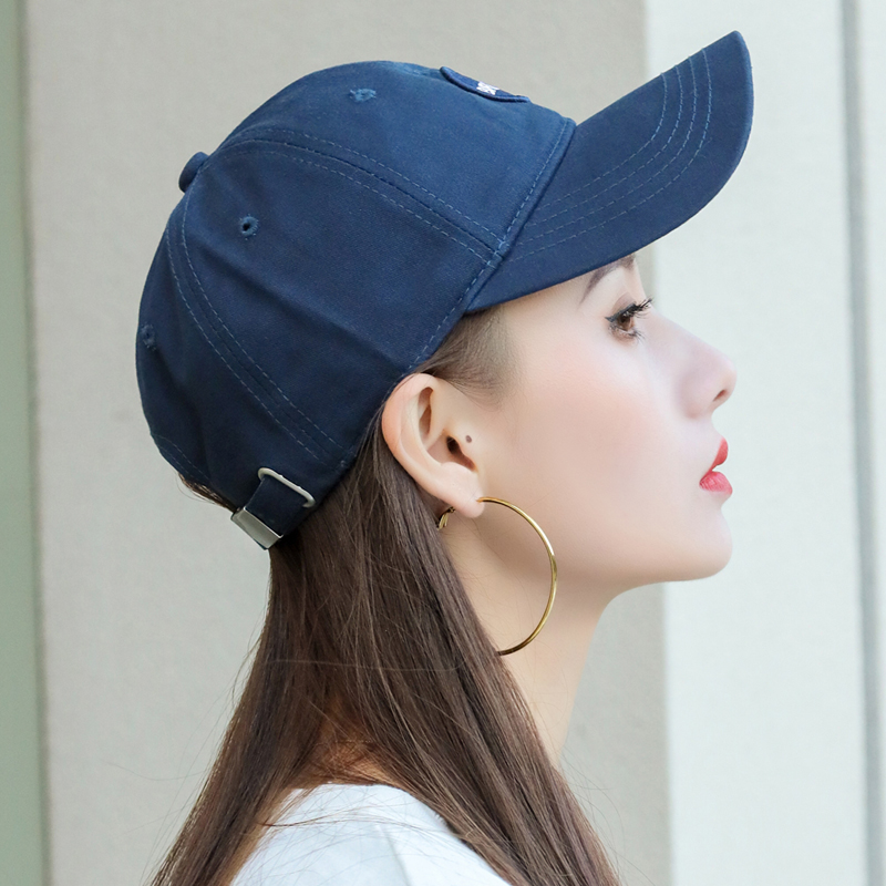 帽子 レディース シンプル丸ワッペンキャップ
