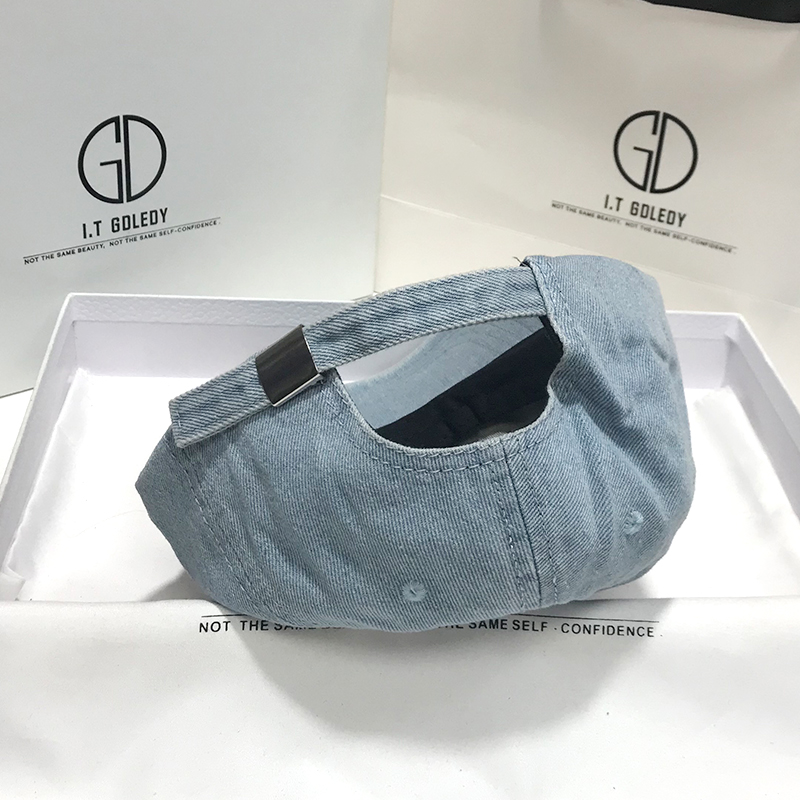 帽子 レディース ダメージ加工リングデザインキャップ