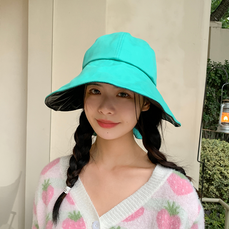 帽子 レディース 後ろリボン付き ふんわりバケットハット