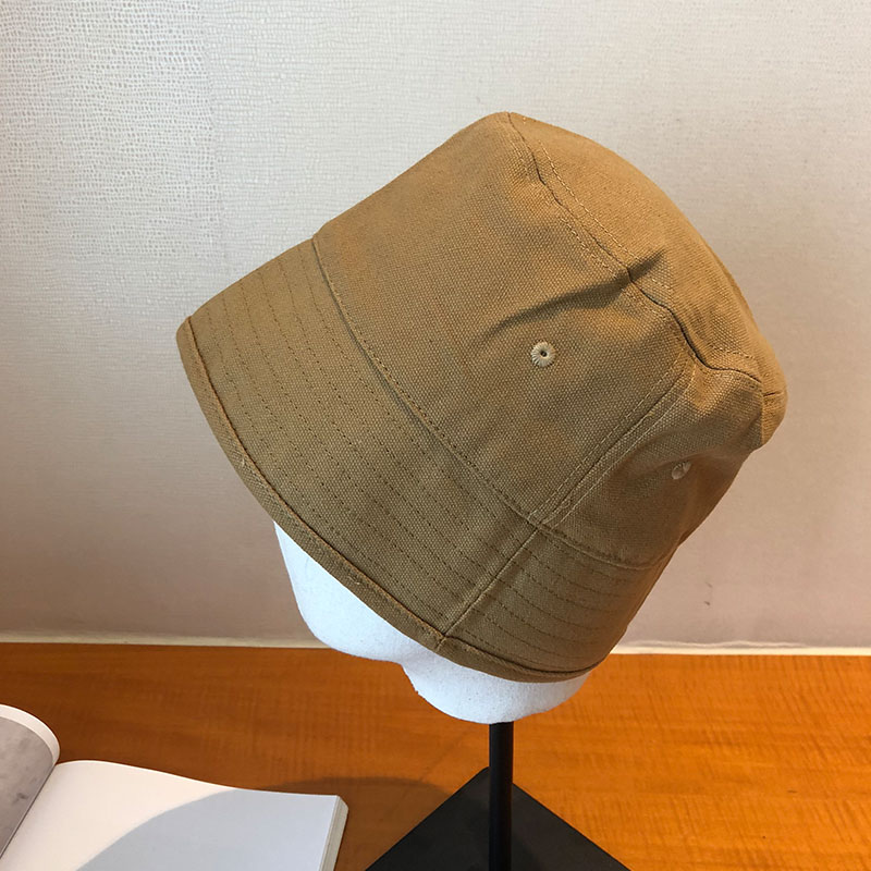 帽子 レディース シンプルコットン素材のカジュアルバケットハット