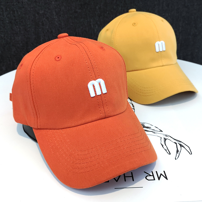 帽子 レディース シンプルワンポイント刺繍キャップ