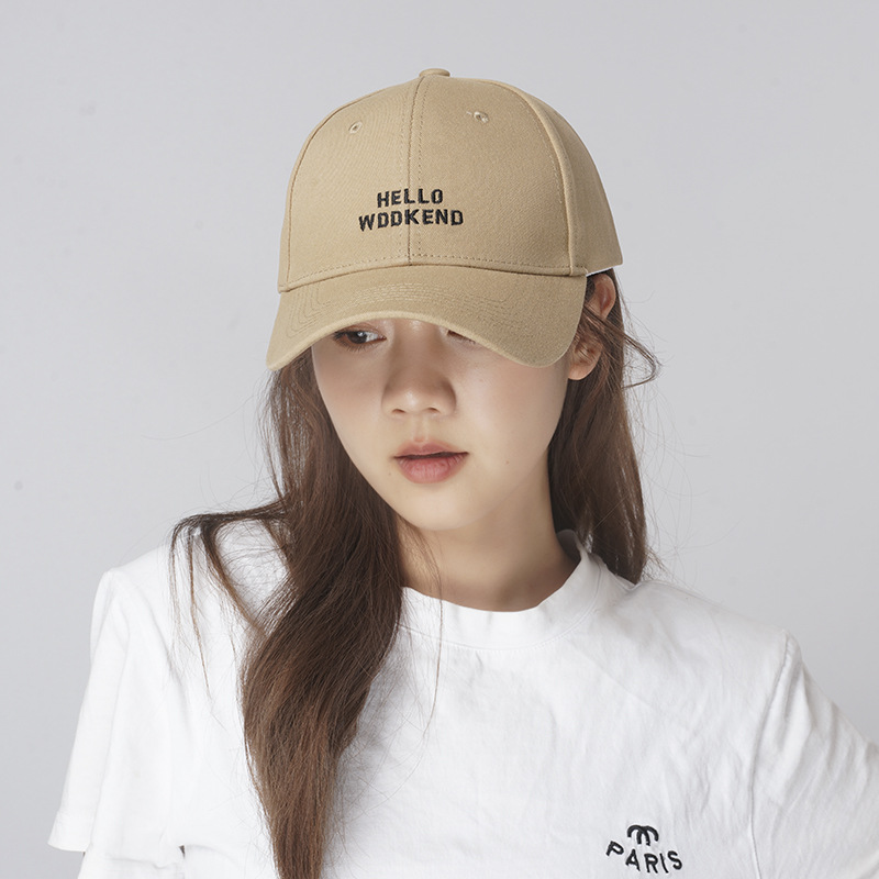 帽子 レディース ロゴ入り シンプルキャップ