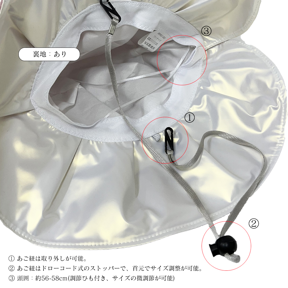 アウトドア　帽子 バケットハット つば広 紫外線対策 レディース アウトドア