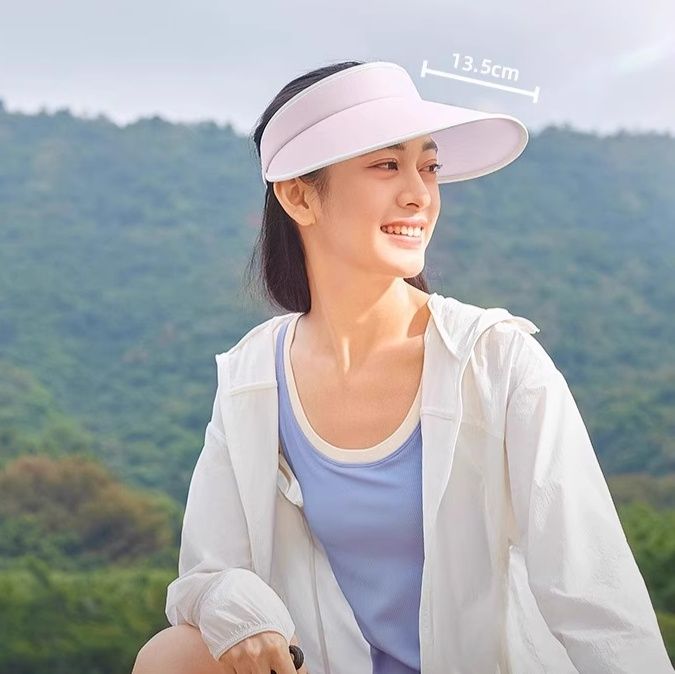 アウトドア　帽子 すっきりサンバイザー