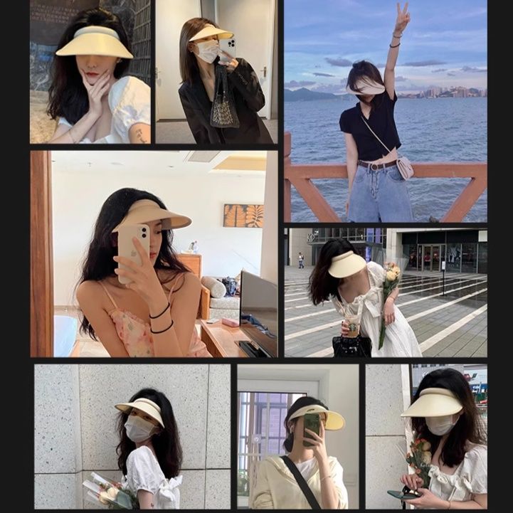 アウトドア　帽子 軽やか日差しカットサンバイザー