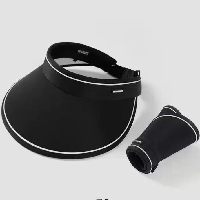 アウトドア　帽子 サンバイザー 折りたたみ式つば広ハット