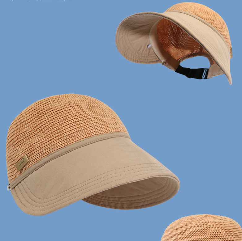 アウトドア　帽子 夏新作 草編み帽子 レディース つば広 紫外線対策 アウトドア