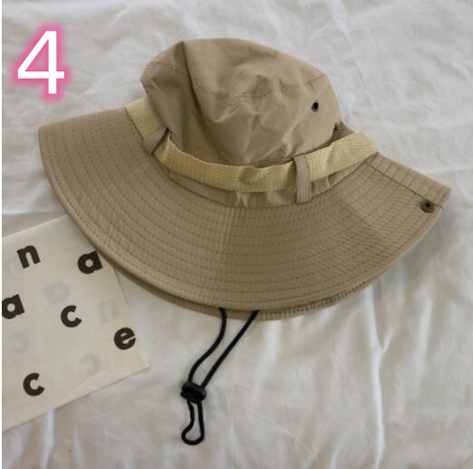 アウトドア　帽子 男女兼用バケットハット日焼け対策アウトドア帽子