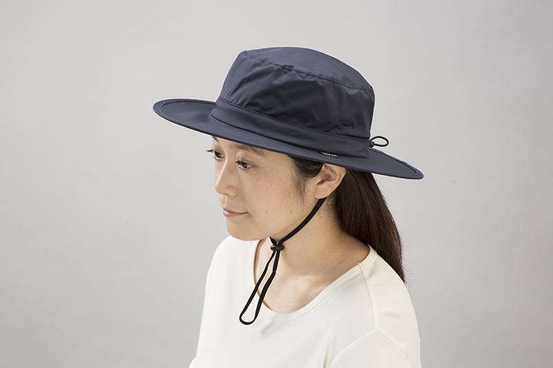 アウトドア　帽子 撥水加工折りたたみハット男女兼用
