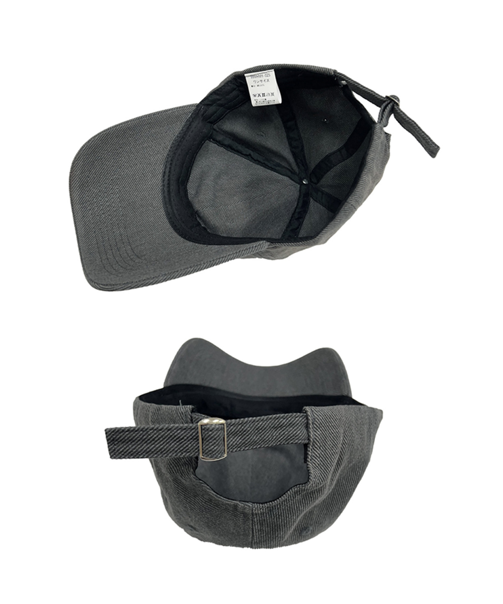 アウトドア　帽子 野球帽 文字ロゴ 小顔効果 深めキャップ