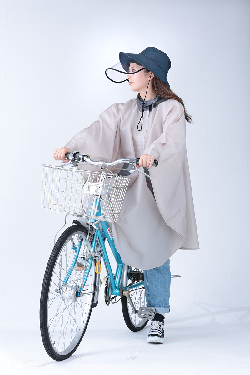 アウトドア　帽子 防水撥水バケットハット 折りたたみ雨帽子