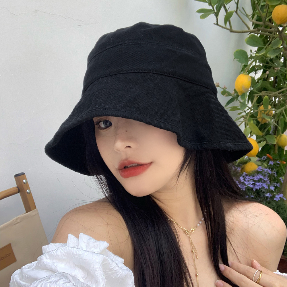 アウトドア　帽子 小顔効果つば広バケットハット紫外線対策帽子