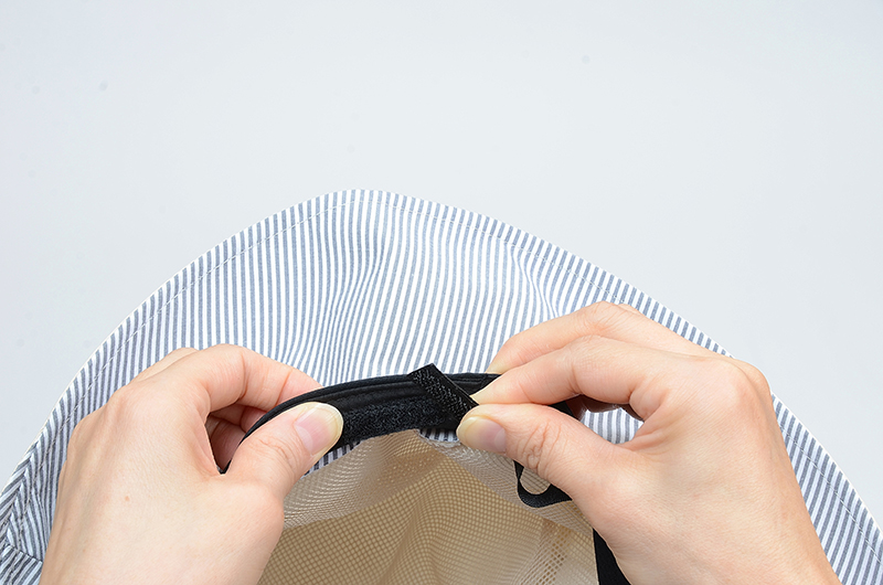 アウトドア　帽子 小顔効果抜群　撥水機能付きつば広帽子