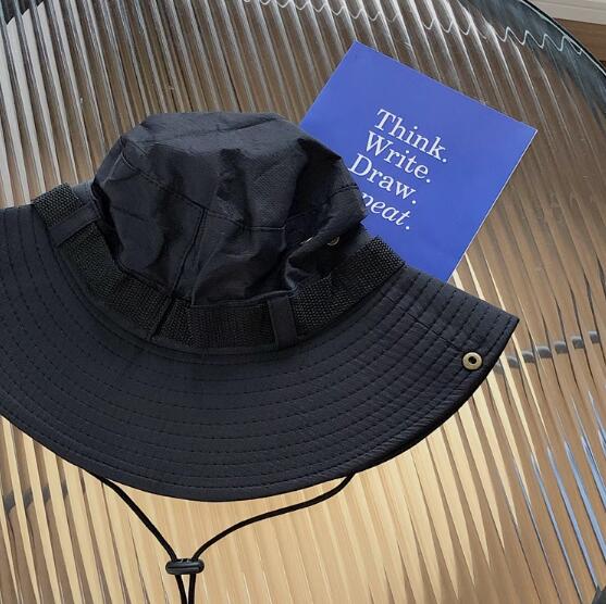 アウトドア　帽子 男女兼用バケットハット日焼け対策アウトドア帽子