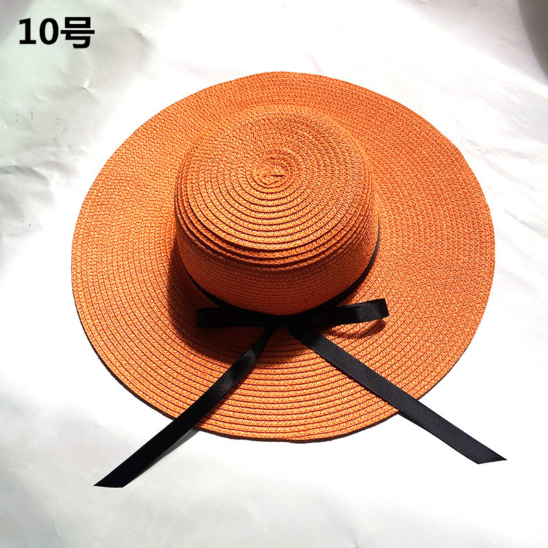 アウトドア　帽子 つば広麦わら帽子 日よけ草編みハット 折りたたみ可能