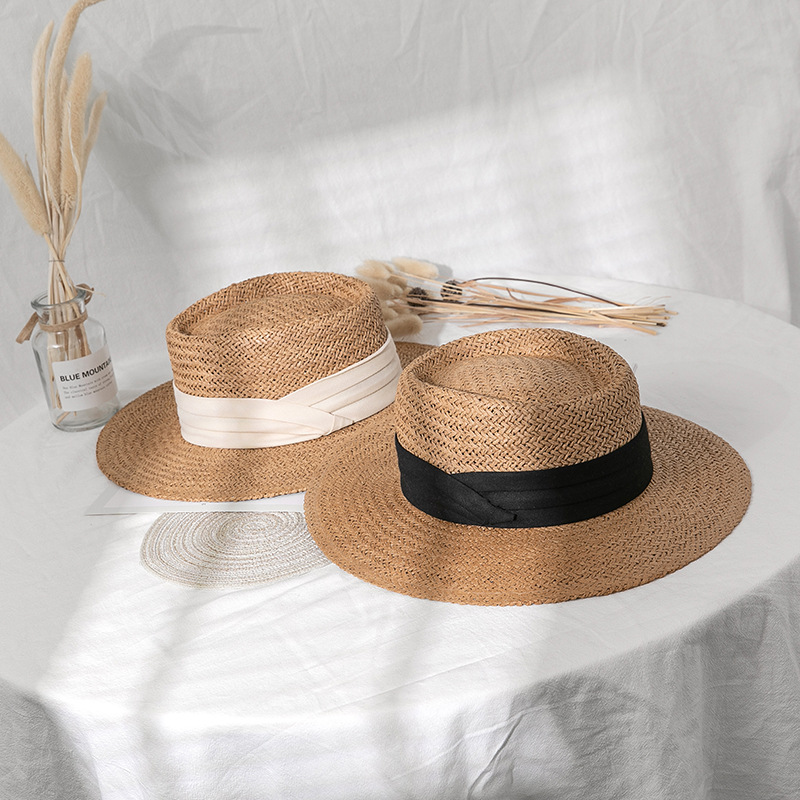 アウトドア　帽子 麦わら帽子 日よけハット 草編み 男女兼用 夏用